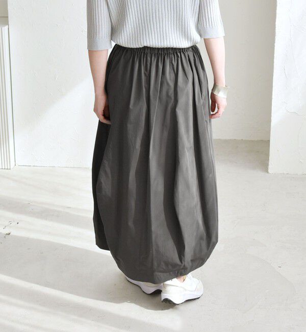 quaranciel「quaranciel:〈洗濯機可能〉タイプライターライク コクーン スカート」|スカート|