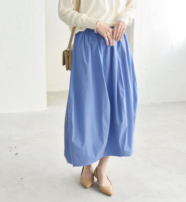 quaranciel「quaranciel:〈洗濯機可能〉タイプライターライク コクーン スカート」|スカート|