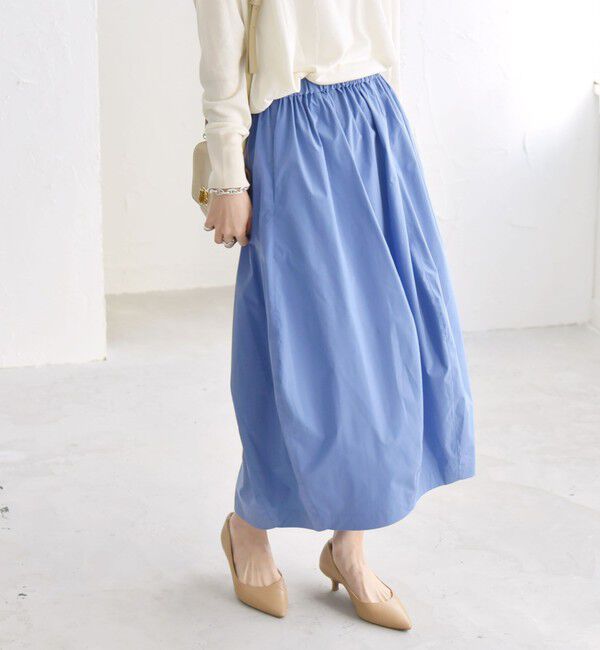 quaranciel「quaranciel:〈洗濯機可能〉タイプライターライク コクーン スカート」|スカート|