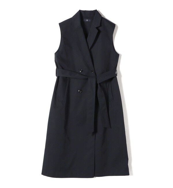 SHIPS Colors 「SHIPS Colors:〈手洗い可能〉トレンチ 2WAY ジレ ワンピース」|ジャンパースカート|