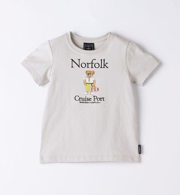 SHIPS Colors 「SHIPS Colors:80～150cm / TeddyBear(R) プリント&ステッチ TEE◇」|Tシャツ・カットソー|