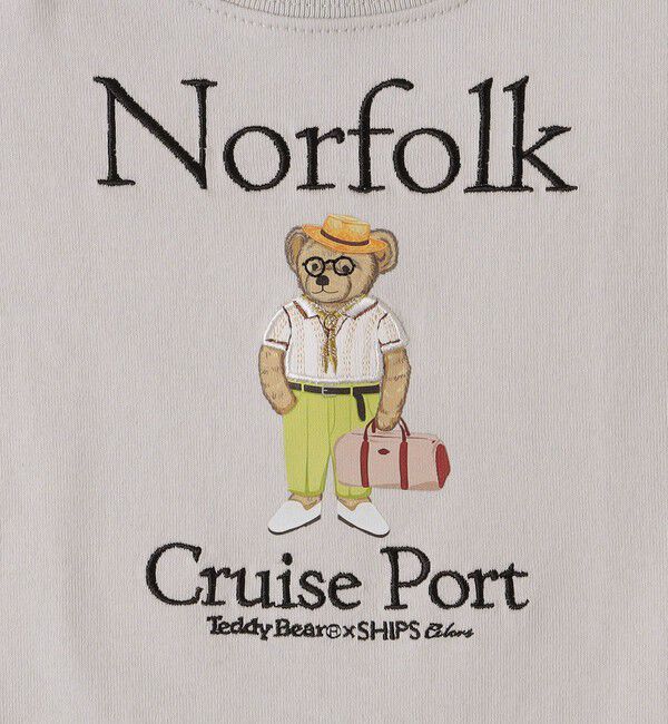 SHIPS Colors 「SHIPS Colors:80～150cm / TeddyBear(R) プリント&ステッチ TEE◇」|Tシャツ・カットソー|