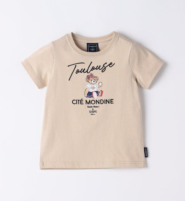 SHIPS Colors 「SHIPS Colors:80～150cm / TeddyBear(R) プリント&ステッチ TEE◇」|Tシャツ・カットソー|