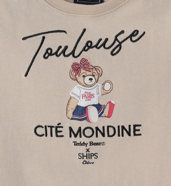 SHIPS Colors 「SHIPS Colors:80～150cm / TeddyBear(R) プリント&ステッチ TEE◇」|Tシャツ・カットソー|