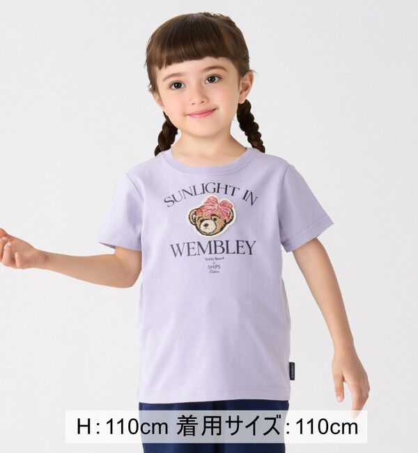 SHIPS Colors 「SHIPS Colors:80～150cm / TeddyBear(R) プリント&ステッチ TEE◇」|Tシャツ・カットソー|