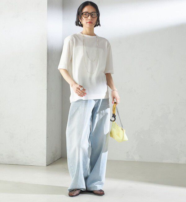 SHIPS for women「【SHIPS別注】V:room:コットン クレープ」|Tシャツ・カットソー|