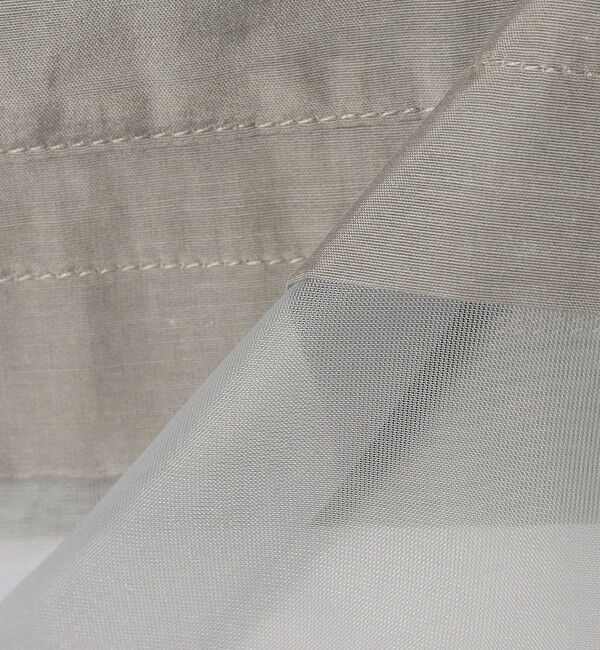 SHIPS for women「【WEB限定】〈手洗い可能〉シアー コンビ テーラード ベスト」|ベスト・ジレ|