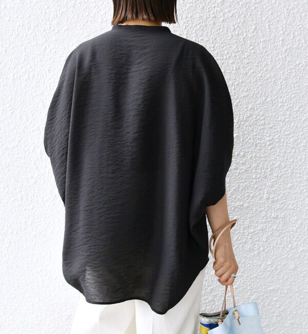 SHIPS for women「〈手洗い可能〉袖 ギャザー ドルマン ブラウス」|シャツ・ブラウス|