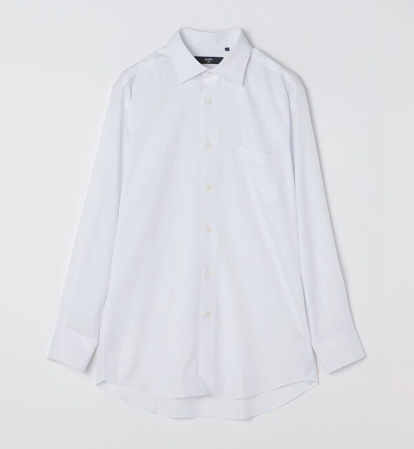 SHIPS Colors 「SHIPS Colors:SMART TECH(R) ノーアイロン ワイドカラー シャツ」|シャツ・ブラウス|ホワイト