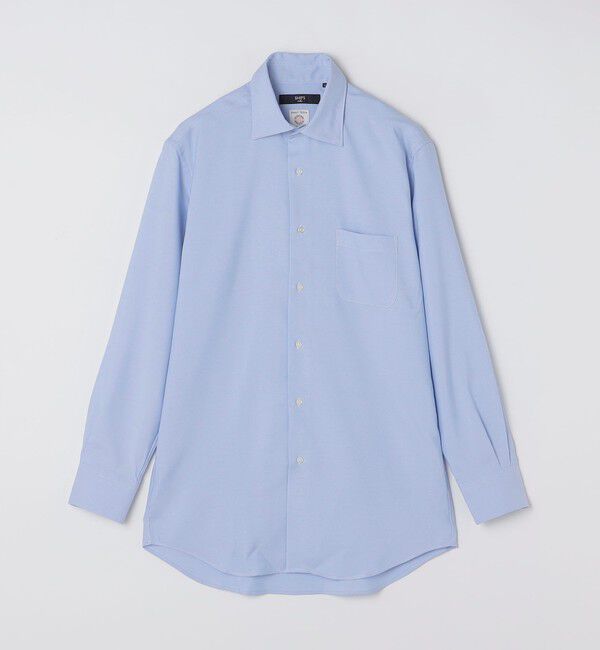 SHIPS Colors 「SHIPS Colors:SMART TECH(R) ノーアイロン ワイドカラー シャツ」|シャツ・ブラウス|ブルー