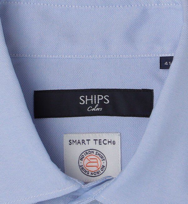 SHIPS Colors 「SHIPS Colors:SMART TECH(R) ノーアイロン ワイドカラー シャツ」|シャツ・ブラウス|