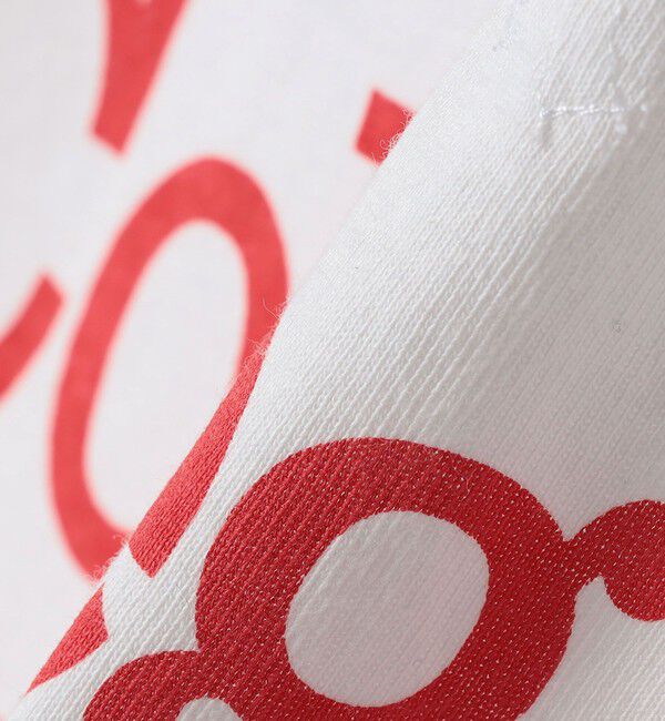 SHIPS any「【SHIPS any別注】Collegiate Pacific:〈洗濯機可能〉Vガゼット プリント & 刺繍 Tシャツ<KIDS>」|Tシャツ・カットソー|