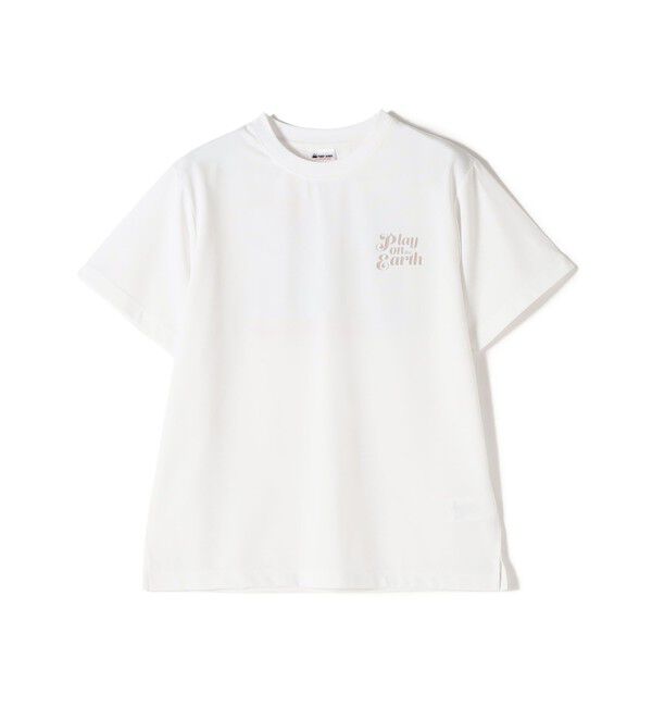 SHIPS Colors 「【SHIPS Colors 別注】FIRST DOWN:〈撥水〉エンブロイダリー ロゴ Tシャツ」|Tシャツ・カットソー|