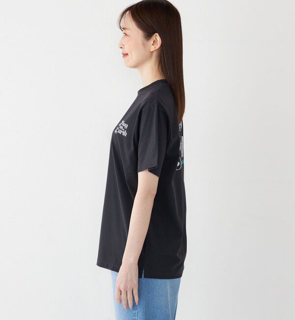 SHIPS Colors 「【SHIPS Colors 別注】FIRST DOWN:〈撥水〉エンブロイダリー ロゴ Tシャツ」|Tシャツ・カットソー|