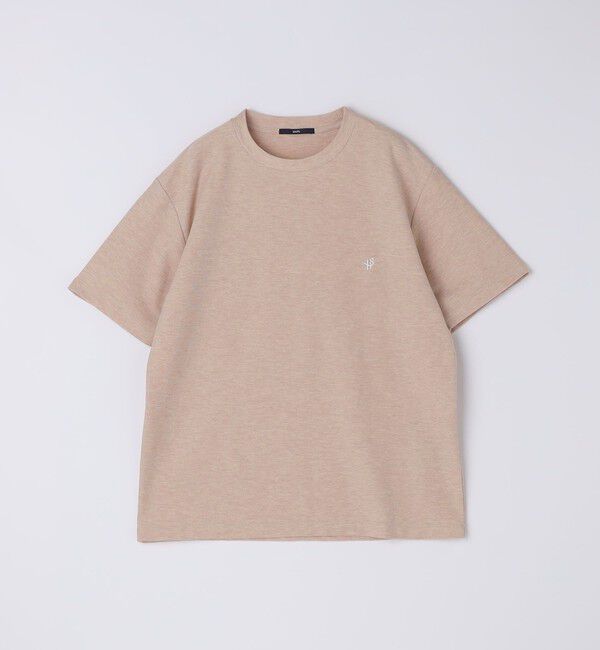 SHIPS「【WEB限定】SHIPS: メランジ カノコ クルーネック Tシャツ (半袖)」|Tシャツ・カットソー|