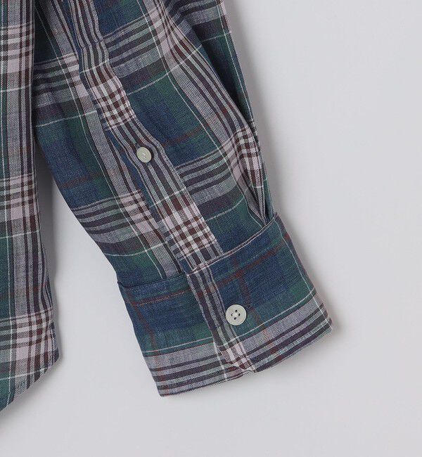 SHIPS「CORDINGS: リネン チェック シャツ」|シャツ・ブラウス|