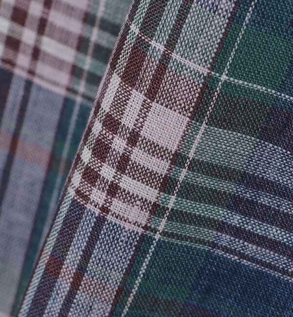 SHIPS「CORDINGS: リネン チェック シャツ」|シャツ・ブラウス|