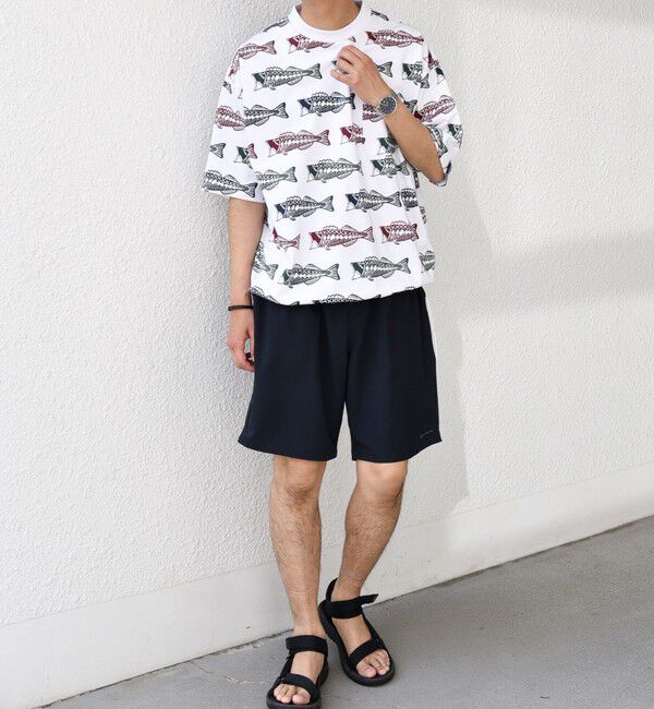 SHIPS any「【SHIPS any別注】Phatee: オーガニックコットン パターン プリント スピンドル ポケット Tシャツ◇」|Tシャツ・カットソー|