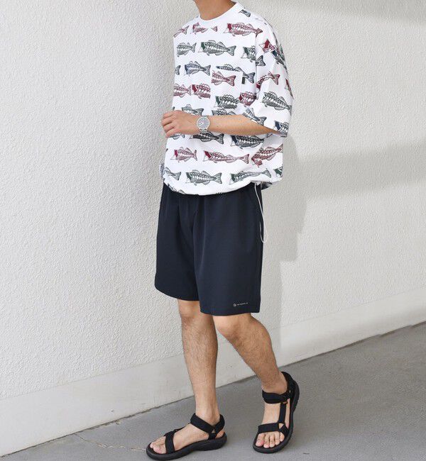 SHIPS any「【SHIPS any別注】Phatee: オーガニックコットン パターン プリント スピンドル ポケット Tシャツ◇」|Tシャツ・カットソー|