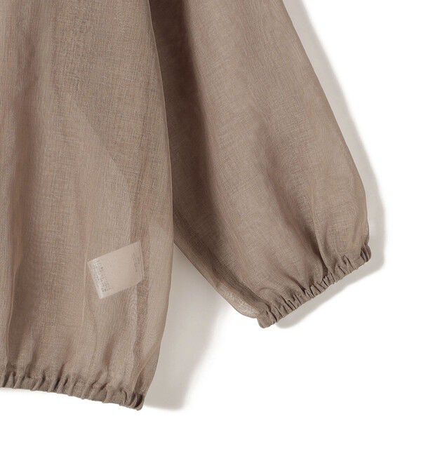 SHIPS Colors 「SHIPS Colors:〈手洗い可能〉シアー リネンライク アノラック シャツ」|シャツ・ブラウス|