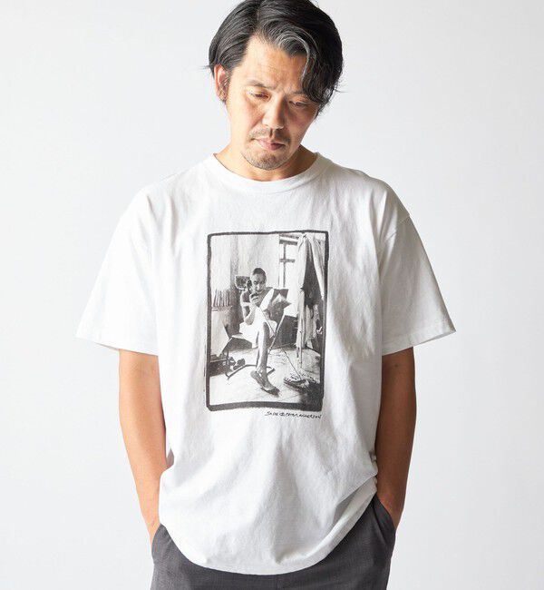 SHIPS「SHIPS: 80S SADE フォト Tシャツ」|Tシャツ・カットソー|ライトホワイト