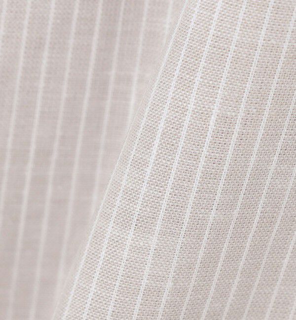 SHIPS any「SHIPS any: コットン/リネン ストライプ 7分袖 レギュラー シャツ◇◇」|シャツ・ブラウス|