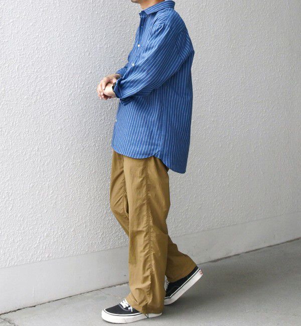 SHIPS any「SHIPS any: コットン/リネン ストライプ 7分袖 レギュラー シャツ◇◇」|シャツ・ブラウス|