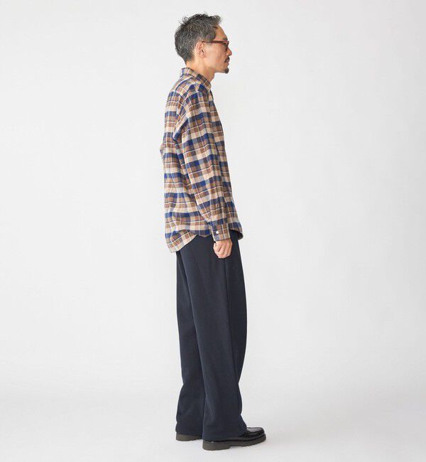 SHIPS「SHIPS: BEZ レギュラーカラー ネル チェック シャツ」|シャツ・ブラウス|