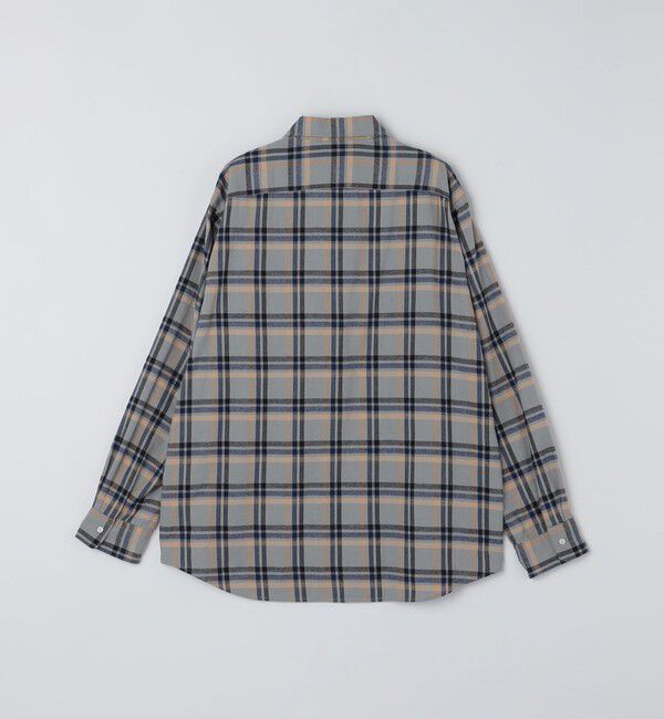 SHIPS「SHIPS: BEZ レギュラーカラー ネル チェック シャツ」|シャツ・ブラウス|
