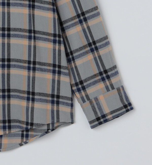 SHIPS「SHIPS: BEZ レギュラーカラー ネル チェック シャツ」|シャツ・ブラウス|