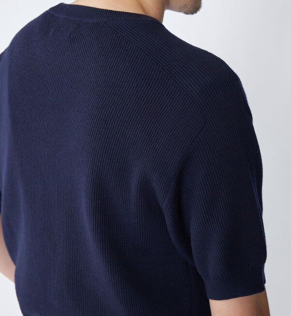 SHIPS「SHIPS: 奥山メリヤス ニット Tシャツ」|ニット・セーター|