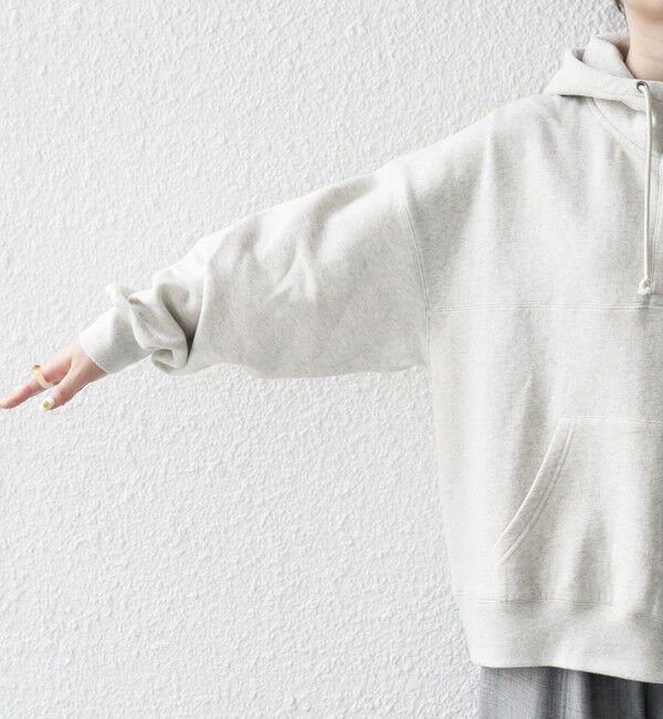 SHIPS any「SHIPS any:〈洗濯機可能〉USAコットン 裏起毛 フーディー ルーズ プルオーバー」|パーカー|