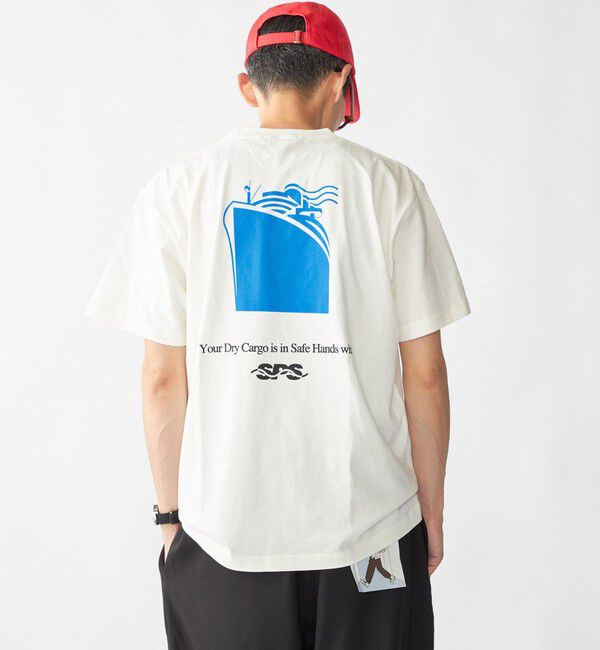 SHIPS「【WEB限定】SHIPS: SHIPS Co. デザイン プリント Tシャツ」|Tシャツ・カットソー|