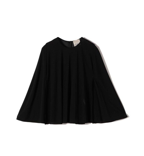 SHIPS for women「troisiemeCHACO:〈洗濯機可能〉シアー ケープ ブラウス」|シャツ・ブラウス|