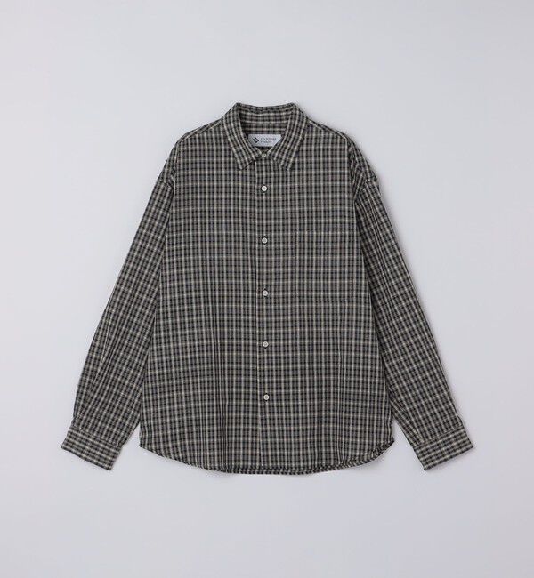 SHIPS「City Ambient Products: レギュラーカラー ボイル チェック シャツ」|シャツ・ブラウス|