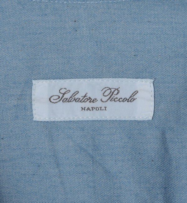 SHIPS「【SHIPS別注】Salvatore Piccolo: シャンブレー プルオーバー バンド シャツ」|シャツ・ブラウス|