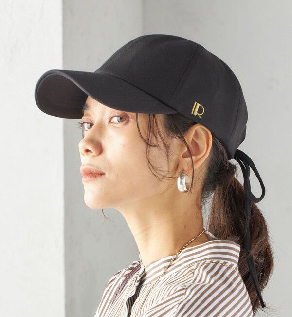 SHIPS for women「Revis.: リボン キャップ」|キャップ・キャスケット|ブラック