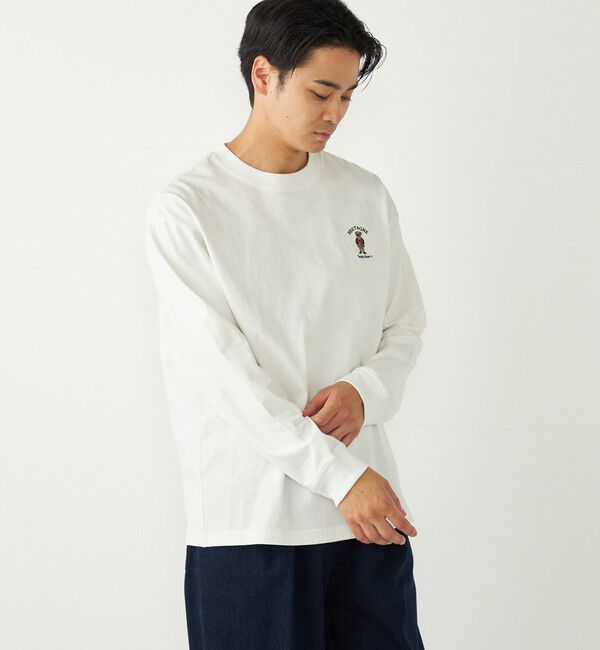 SHIPS Colors 「SHIPS Colors:TeddyBear(R) 1ポイント 刺繍 ロンT◇」|Tシャツ・カットソー|