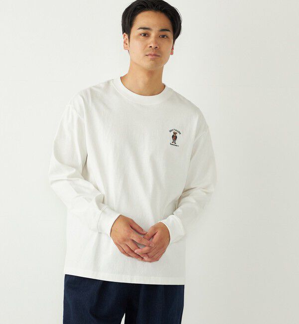 SHIPS Colors 「SHIPS Colors:TeddyBear(R) 1ポイント 刺繍 ロンT◇」|Tシャツ・カットソー|