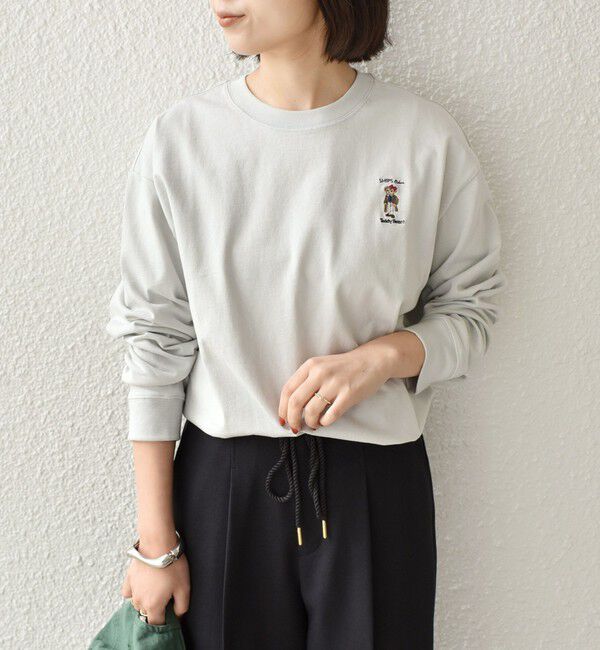 SHIPS Colors 「SHIPS Colors:TeddyBear(R) 1ポイント 刺繍 ロンT◇」|Tシャツ・カットソー|