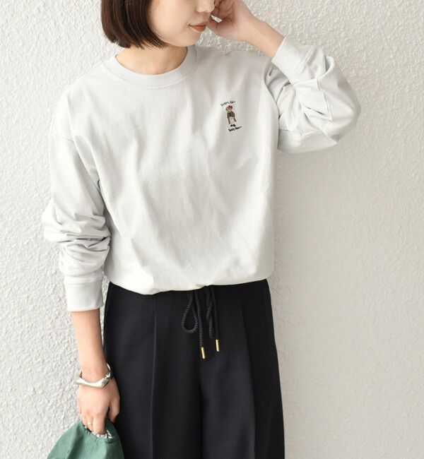 SHIPS Colors 「SHIPS Colors:TeddyBear(R) 1ポイント 刺繍 ロンT◇」|Tシャツ・カットソー|