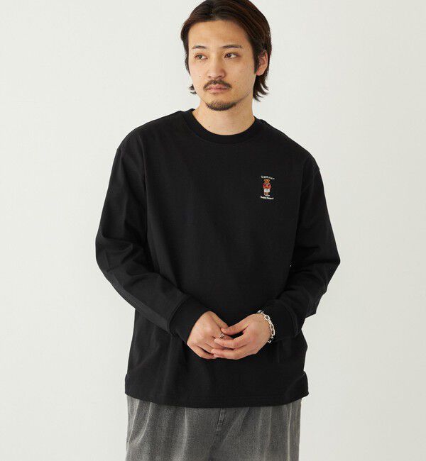 SHIPS Colors 「SHIPS Colors:TeddyBear(R) 1ポイント 刺繍 ロンT◇」|Tシャツ・カットソー|