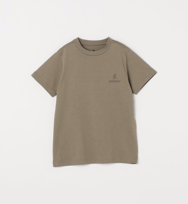 SHIPS any「GRAMiCCi: ワンポイント ロゴ Tシャツ (130cm)<KIDS>」|Tシャツ・カットソー|カーキ