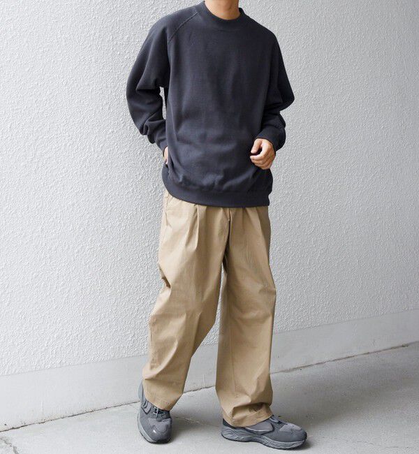 SHIPS any「SHIPS any: ヴィンテージライク 裏起毛 セミモックネック ラグラン スウェット◇」|スウェット・ジャージ|