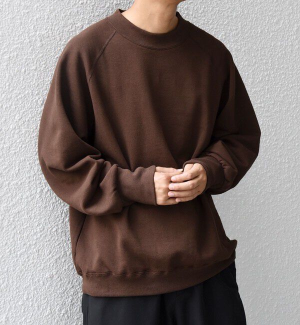 SHIPS any「SHIPS any: ヴィンテージライク 裏起毛 セミモックネック ラグラン スウェット◇」|スウェット・ジャージ|