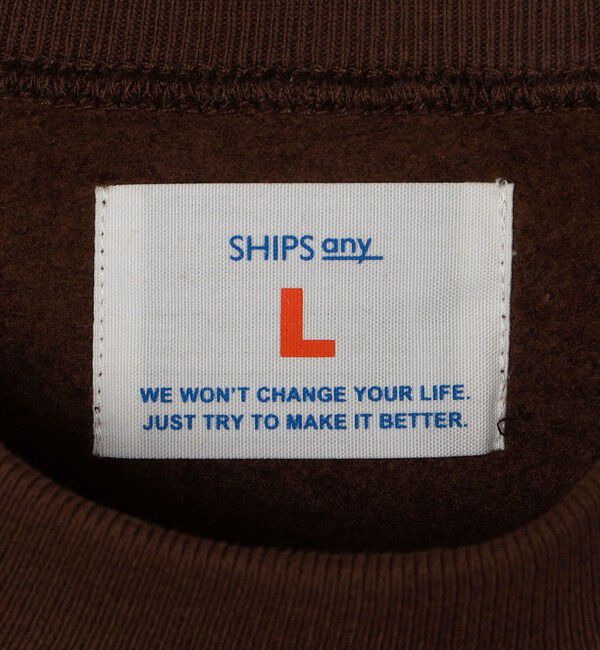 SHIPS any「SHIPS any: ヴィンテージライク 裏起毛 セミモックネック ラグラン スウェット◇」|スウェット・ジャージ|