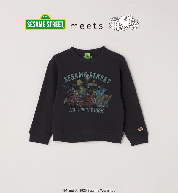 SHIPS any「SESAME STREET meets FRUIT OF THE LOOM: プリント スウェット<KIDS>」|スウェット・ジャージ|
