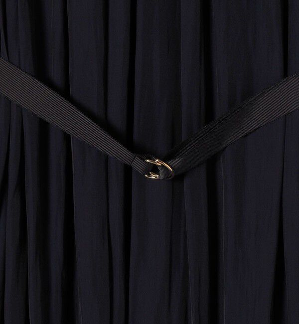 SHIPS for women「〈手洗い可能〉カッセン ギャザー ベルト付き 長袖 ワンピース」|ワンピース|