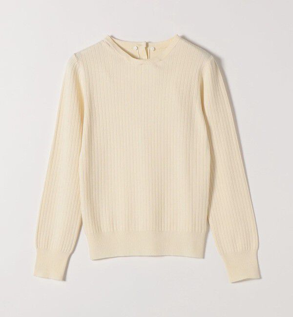 SHIPS any「SHIPS any:〈手洗い可能〉2WAY レース カラー リブ ニット プルオーバー」|ニット・セーター|