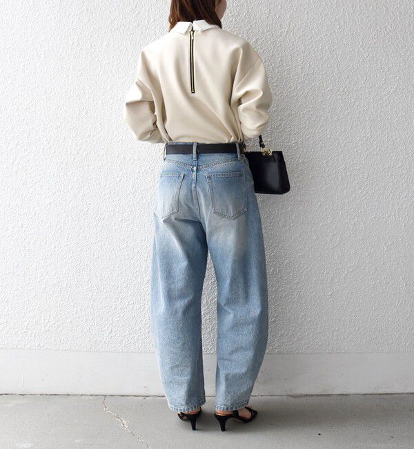 SHIPS any「SHIPS any:〈洗濯機可能〉ダンボール バイカラー プルオーバー」|Tシャツ・カットソー|